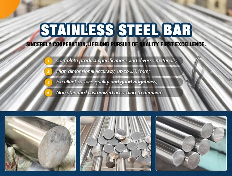 Custom Alloy Round Monel 400 K500 Ss Stainless Steel Bar / Rod